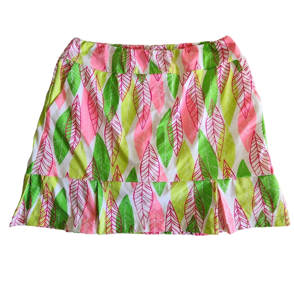 Katherine Way Skort Tennis Pickleball Golf Tropical Print Size 2X